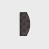 Curved hair comb with case in Triomphe Canvas - BLACK / TAN - ESSENTIAL GIFTS - 2 | CELINE