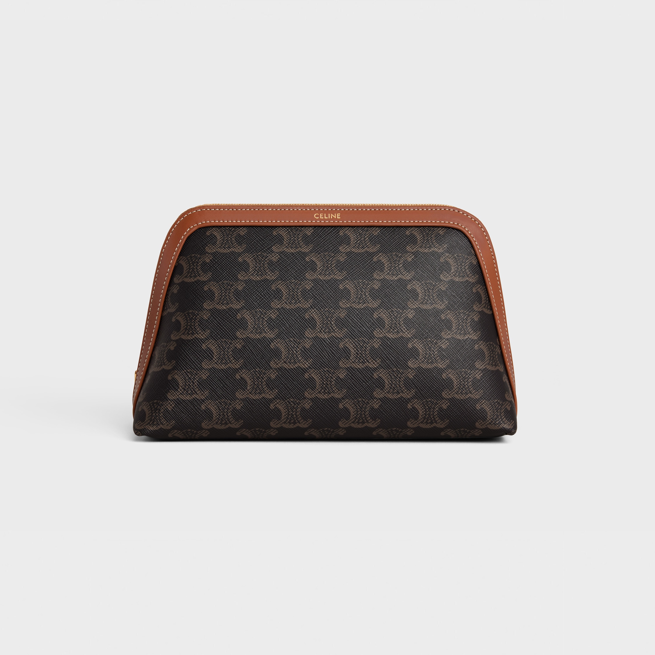 CELINE☆ラージジュエリーケーストリオンフキャンバス_パリ発 ラージ ジュエリーケース / トリオンフキャンバス & カーフ