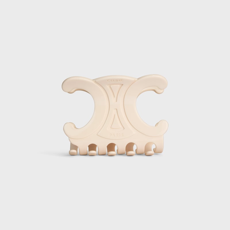 Celine XL Hair Claw in Acetate - IVORY - Event Selection - 1 | CELINE
