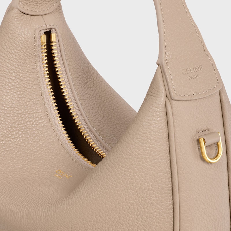 Teen Celine Lulu IN Grained calfskin - CAPPUCCINO - CROSS-BODY BAGS - 1 | CELINE