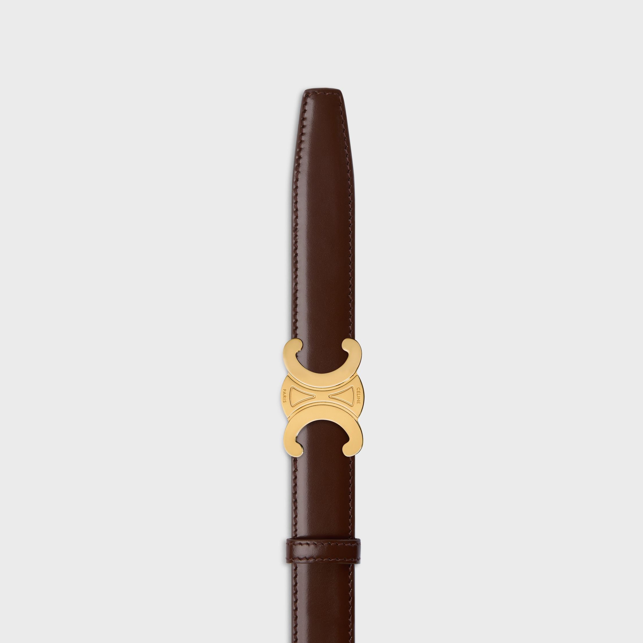 TRIOMPHE BUCKLE & REVERSIBLE STRAP 25MM - CHESTNUT / DEEP NAVY