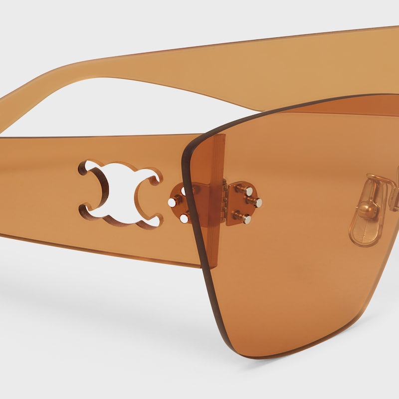 Sundown Shade Sunglasses in Nylon - Honey -  - 1 | CELINE