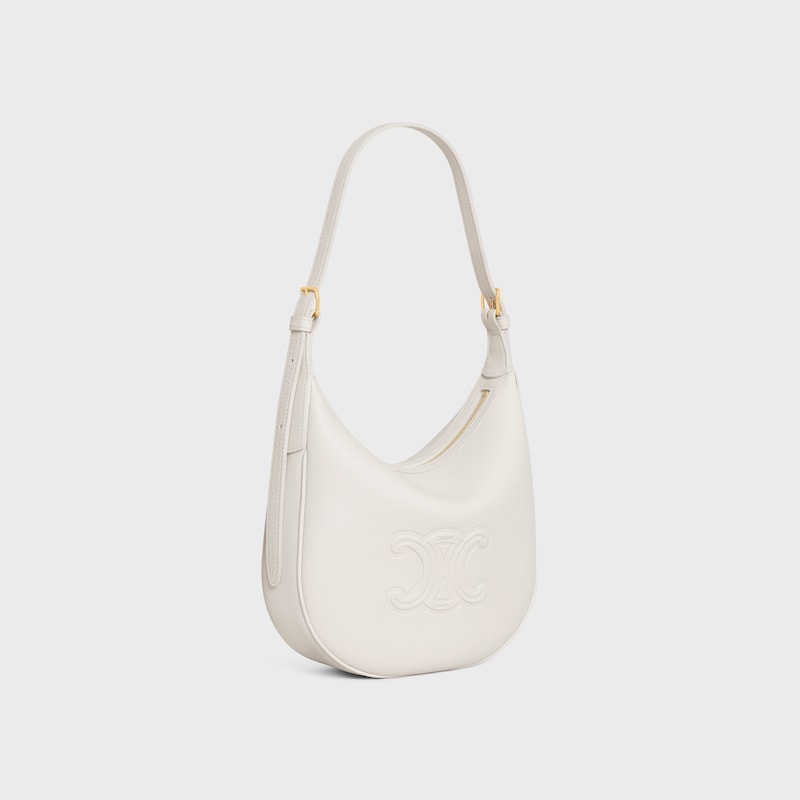 SMALL HELOÏSE BAG IN SUPPLE GRAINED CALFSKIN - RICE - MORE LINES - 1 | CELINE
