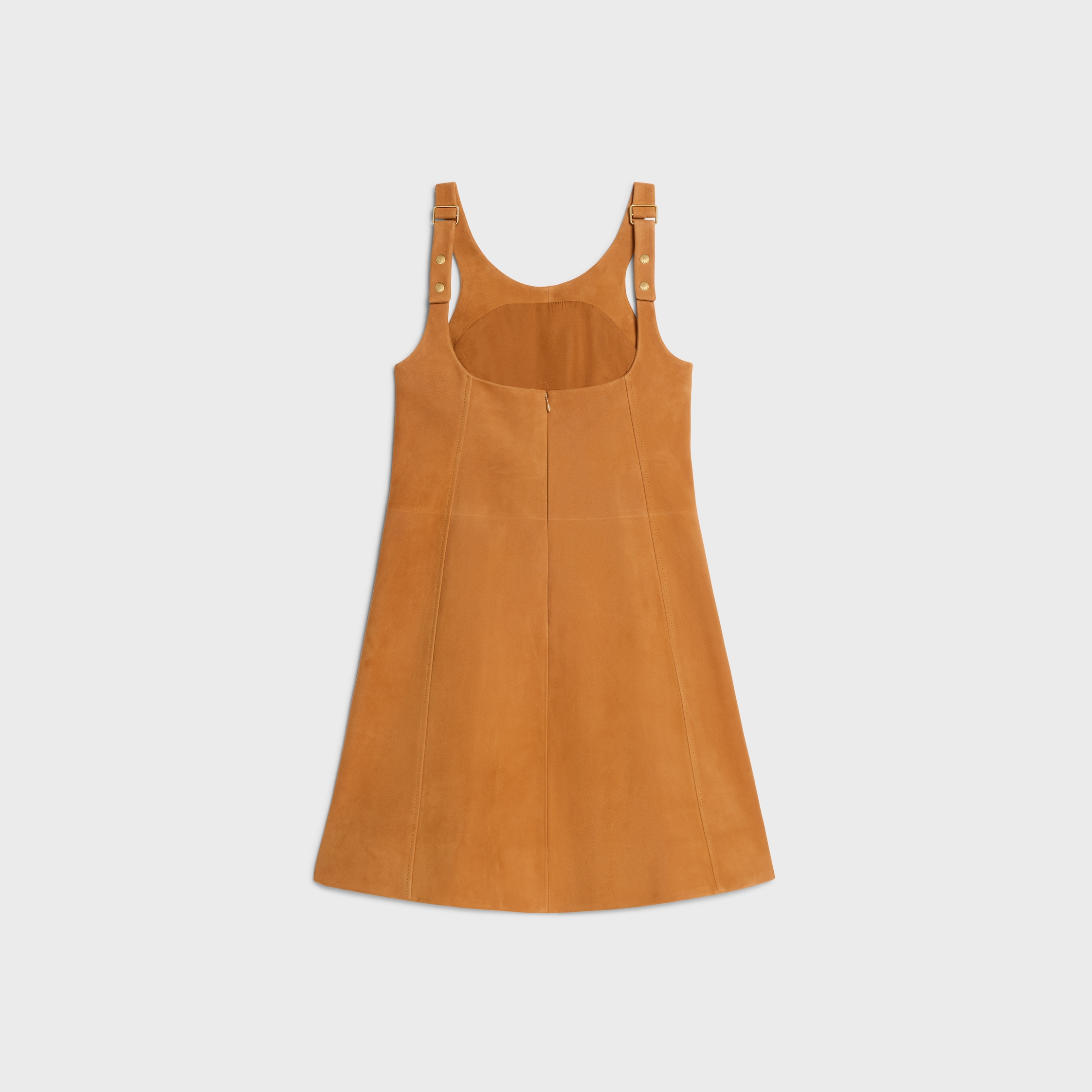 dress IN suede - CINNAMON | CELINE
