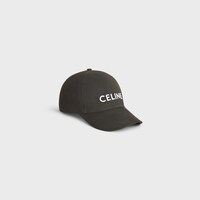 棉質棒球帽 - 烏黑色 -  - 1 | CELINE