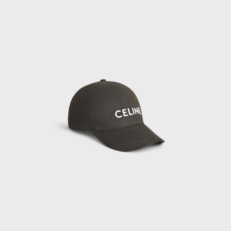 celine baseball cap in cotton - EBENE -  - 1 | CELINE