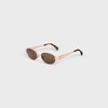 Triomphe Metal 01 Sunglasses in Metal - ROSE GOLD / BROWN -  - 3 | CELINE