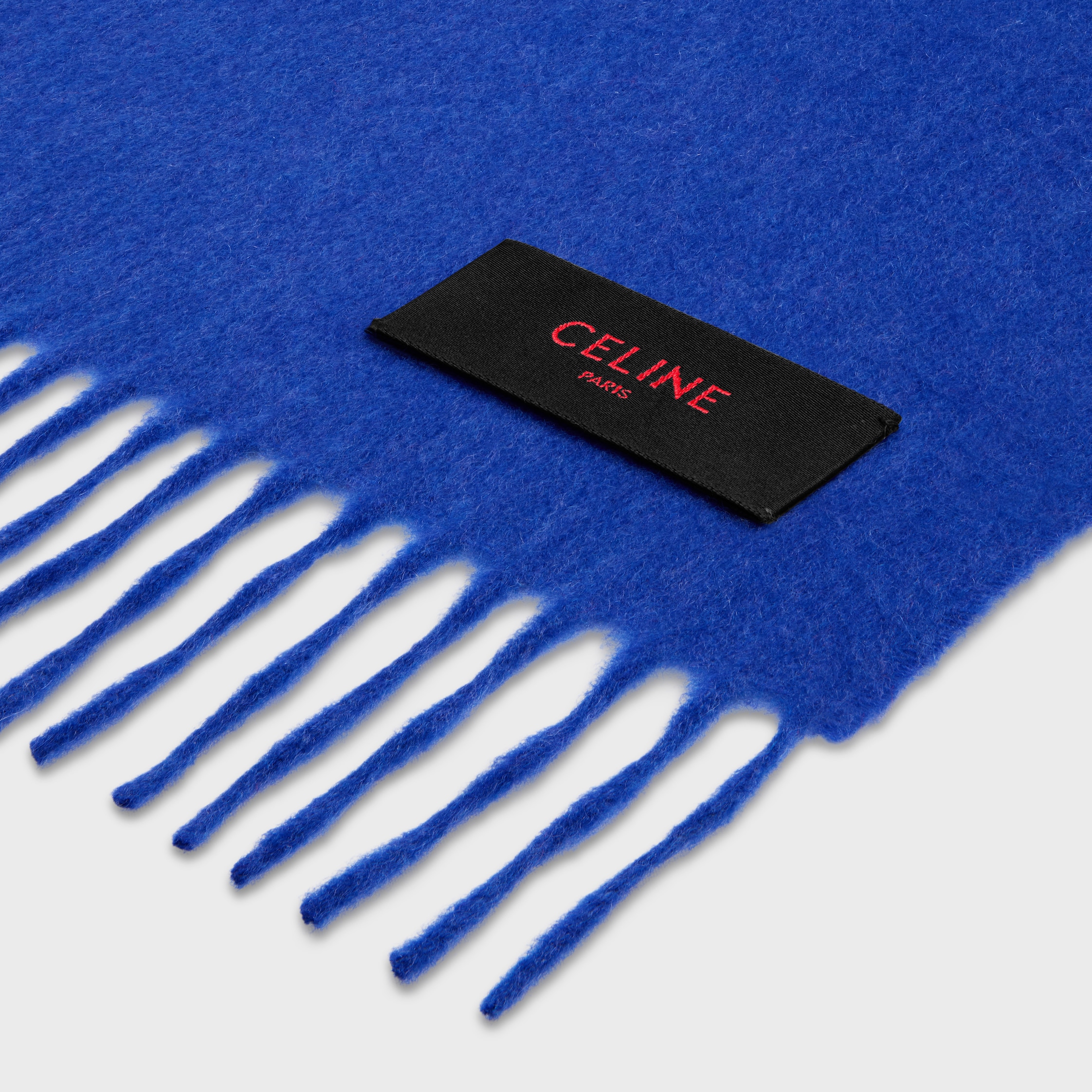 SCARF IN CASHMERE - SAPPHIRE BLUE | CELINE