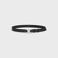 Medium 25MM Triomphe Belt IN Taurillon Leather - BLACK -  - 1 | CELINE