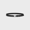 Medium 25MM Triomphe Belt in Taurillon Leather - BLACK -  - 3 | CELINE