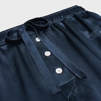 pyjama trousers IN SATIN SOIE - NAVY -  - 2 | CELINE