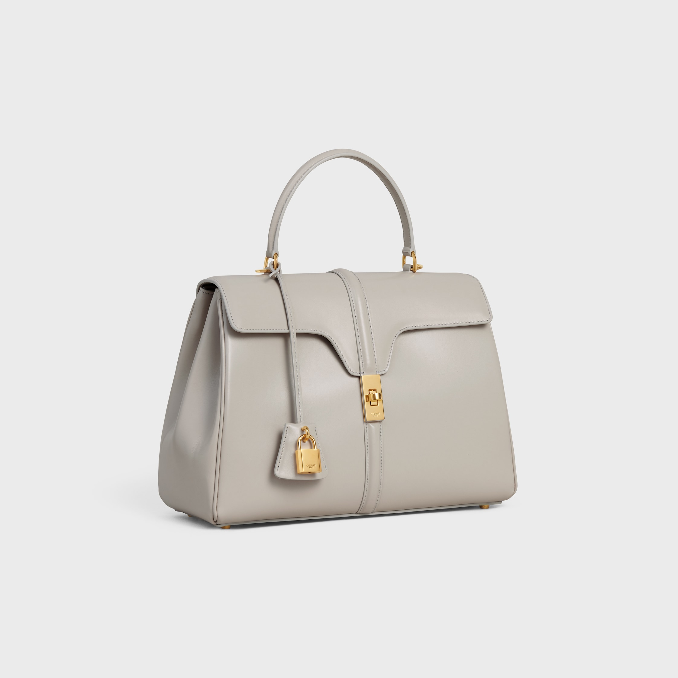 Borsa 16 Classique in pelle di vitello satinata - Grigio