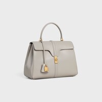 Classique 16 Bag in satinated calfskin - LIGHT STONE - 16 - 2 | CELINE