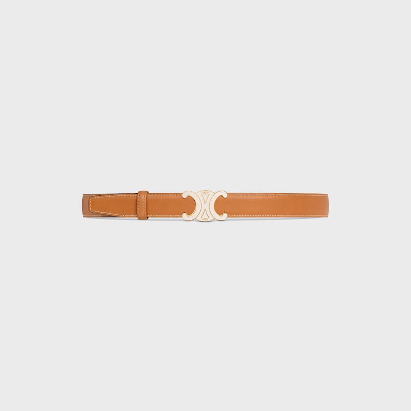 lani&egrave;re de ceinture r&eacute;versible 25MM TAURILLON ET VEAU NATUREL -  -  - 1 | CELINE