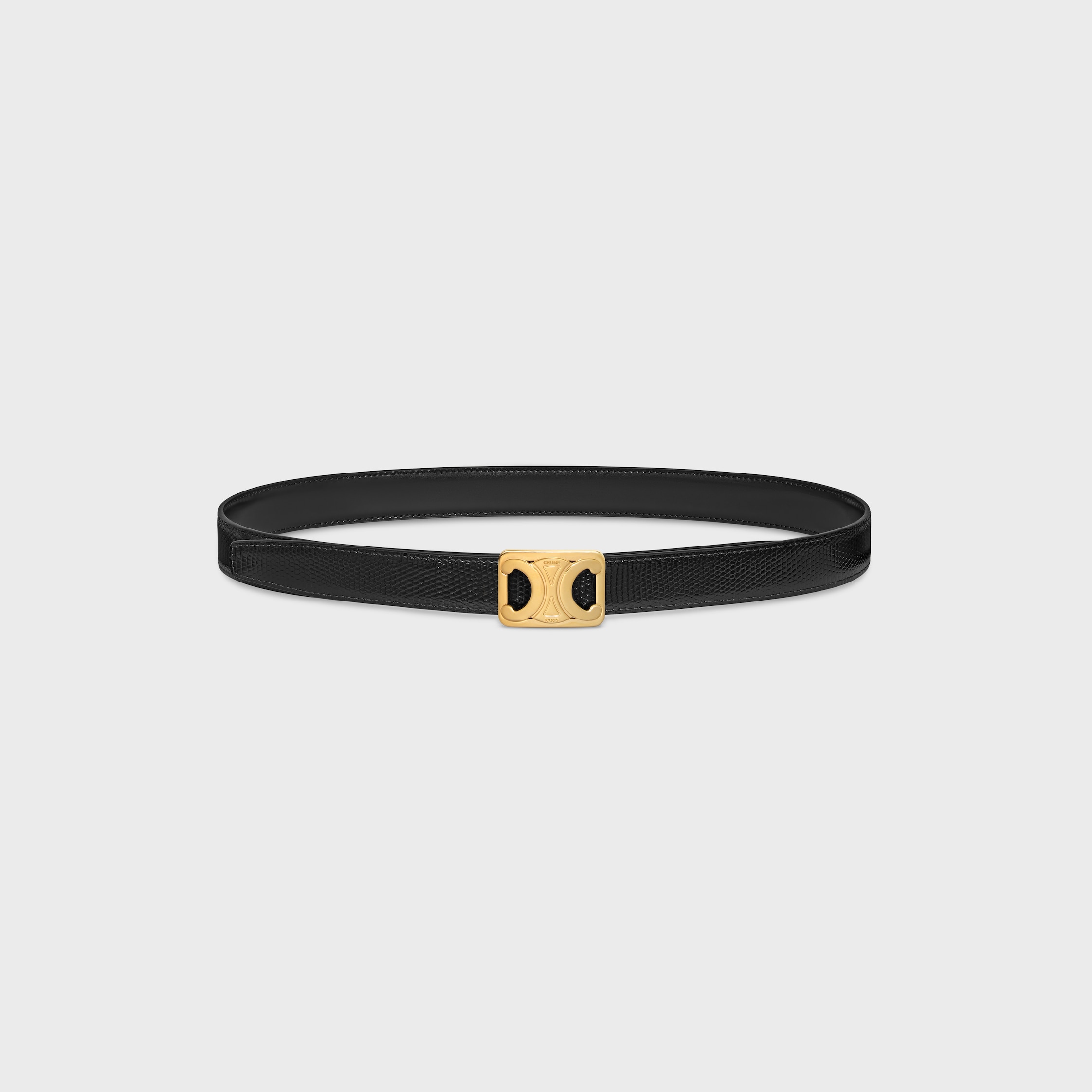 ベルト Celine Cintura Triomphe In Pelle Di Vitello Liscia Nero Fini Celine Cintura Triomphe In Pelle Di Vitello Liscia Nero Fini
