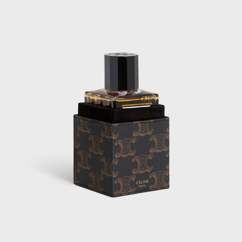 Case 1 Perfume 100ml in Triomphe Canvas and Calfskin - TAN - BEAUTY ACCESSORIES - 1 | CELINE