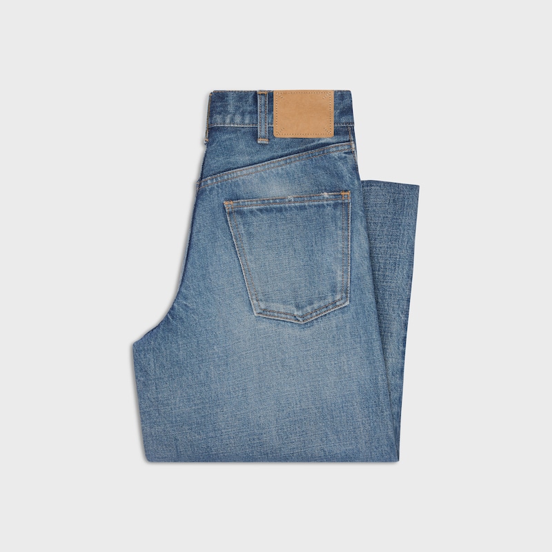 flared surf jeans in union wash denim - UNION WASH -  - 1 | CELINE