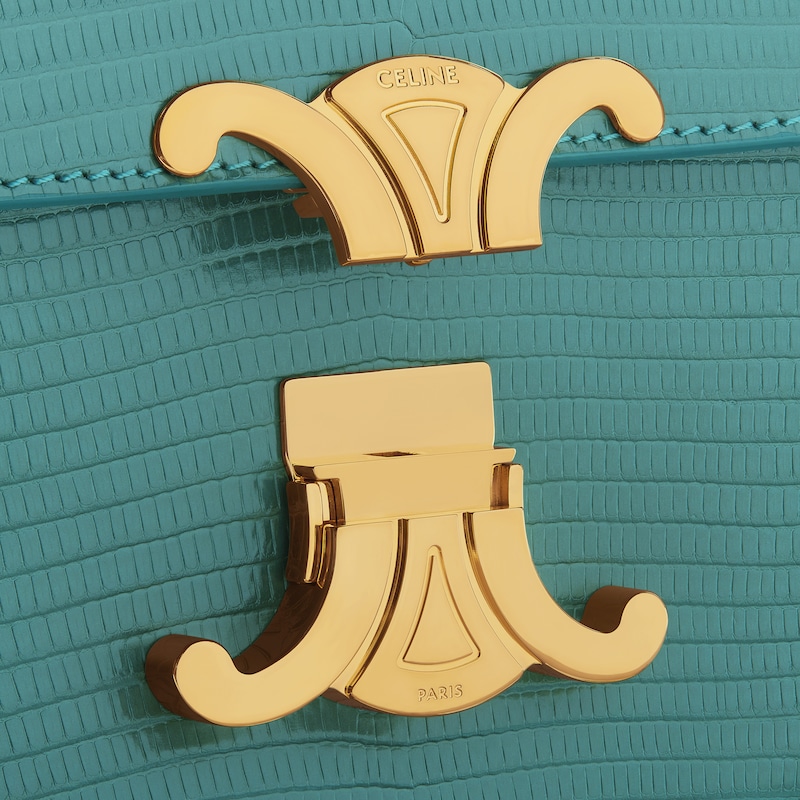 蜥蝪皮CLAUDE肩揹袋 - GREEN SMOKE - CLAUDE - 1 | CELINE