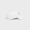 celine richelieu cap IN cotton twill - 01BC - WHITE -  - 1 | CELINE