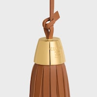 TASSEL CHARM IN SMOOTH LAMBSKIN - SOFT TAN - CHARMS AND ACCESSORIES - 2 | CELINE