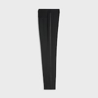 PANTALON CLASSIQUE TUX IN grain de poudre wool - BLACK -  - 2 | CELINE