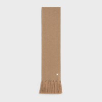 triomphe scarf in seamless cashmere - CAMEL -  - 1 | CELINE