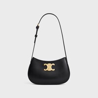 BOLSO TILLY MEDIANO DE PIEL DE BECERRO BRILLANTE - NEGRO - FALL 24 - 1 | CELINE