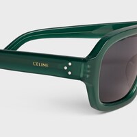 Black Frame 62 sunglasses in Acetate - PINE GREEN -  - 2 | CELINE