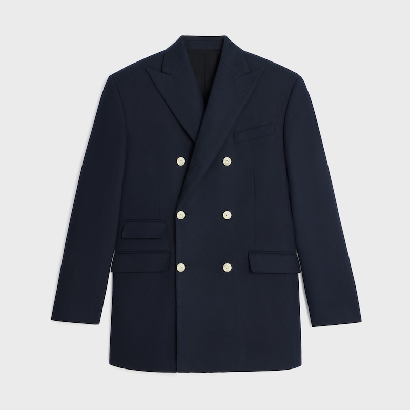 prince jacket IN WOOL CLOTH - NAVY -  - 1 | CELINE