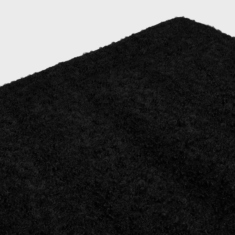 编织毛圈百褶裙 - 黑色 -  - 1 | CELINE