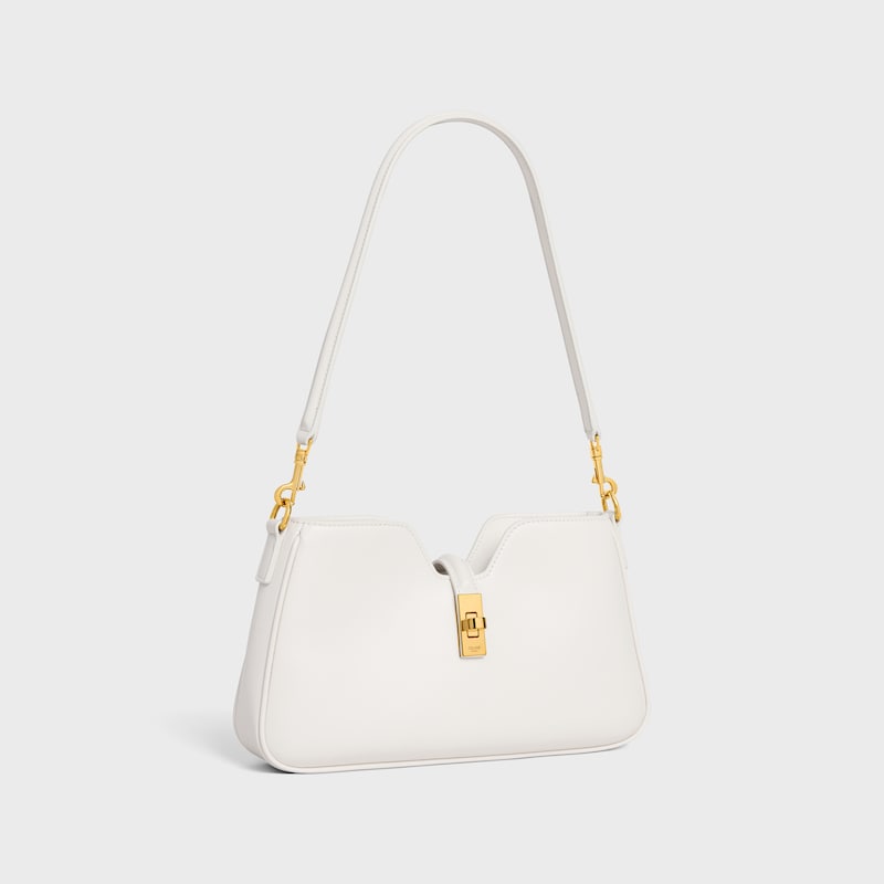 SHOULDER CAMILLE 16 SOFT IN SMOOTH CALFSKIN - RICE - MORE LINES - 1 | CELINE