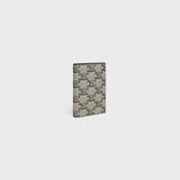 標誌印花牛皮革直式卡片套 - 杏色 - GIFT FINDER - 2 | CELINE