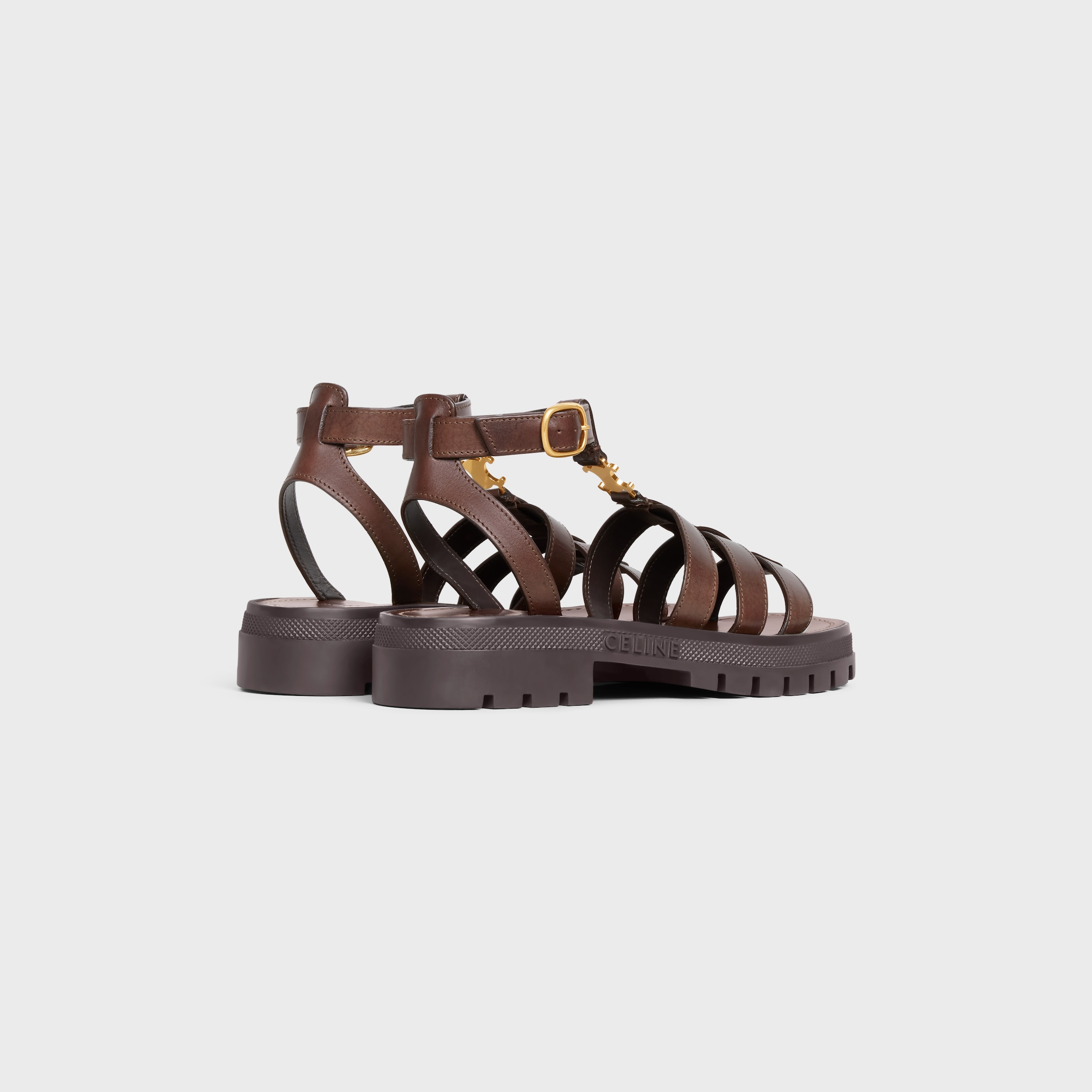 サンダル・ミュール CELINE | TRIOMPHE GLADIATOR SANDAL IN CALFSKIN 352463778C-19DK_3_SUM23.jpg
