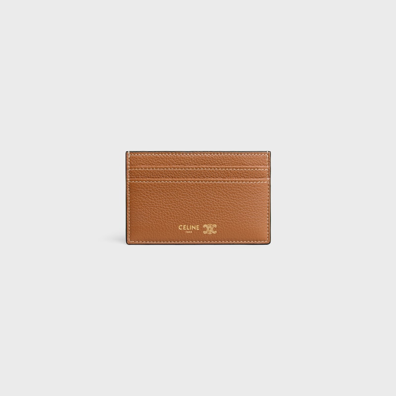 中号卡包 - 柔棕色/柔奶油白色 - 新品 - 1 | CELINE
