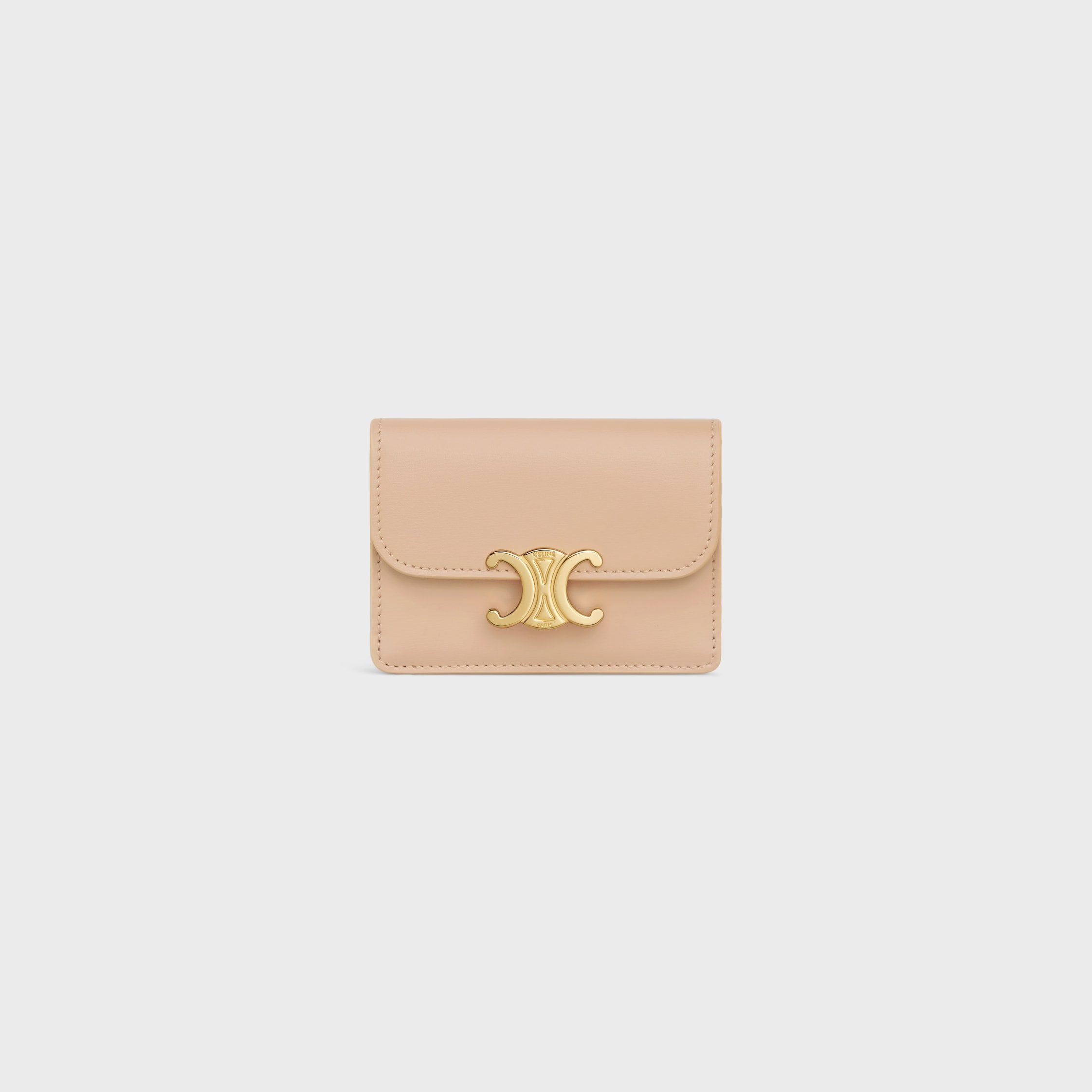 【CELINE 】CARD HOLDER WITH FLAP カードホルダー 10I583DPV 10I583DPV-02EU_1_FW24_P1_W.jpg