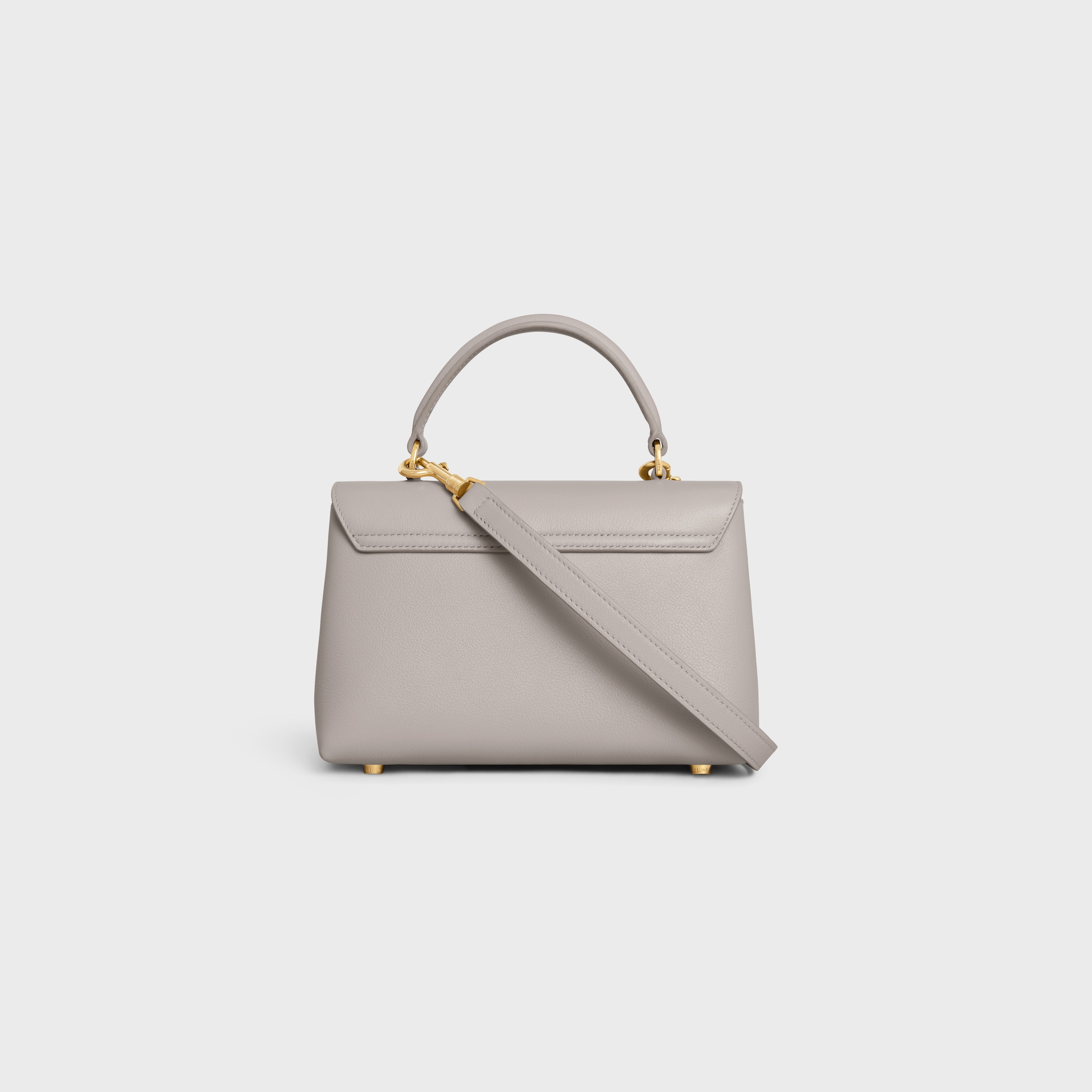 TEEN NINO BAG IN SUPPLE GRAINED CALFSKIN - Soft Grey | CELINE