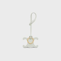TRIOMPHE BAG CHARM IN SMOOTH CALFSKIN - JADE - BAG CHARMS - 1 | CELINE