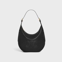 MEDIUM HELOÏSE BAG IN SUPPLE GRAINED CALFSKIN - BLACK - CROSS-BODY BAGS - 1 | CELINE