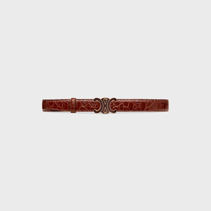 Wendbarer Riemen 25 mm AUS TAURILLONLEDER UND KALBSLEDER MIT KROKO-PR&Auml;GUNG -  -  - 1 | CELINE