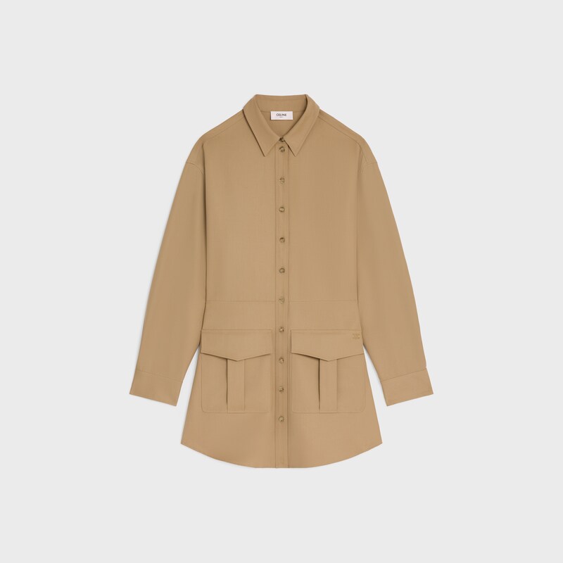 robe laine - Sable -  - 1 | CELINE