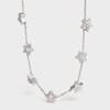 Etoile Celine Multi Stars Necklace in White Gold and Diamonds - White Gold and White - OTHER LINES - 2 | CELINE