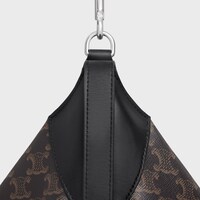 Große Romy AUS Triomphe Canvas und Kalbsleder - SCHWARZ - GESCHENKE FÜR IHN - 1 | CELINE