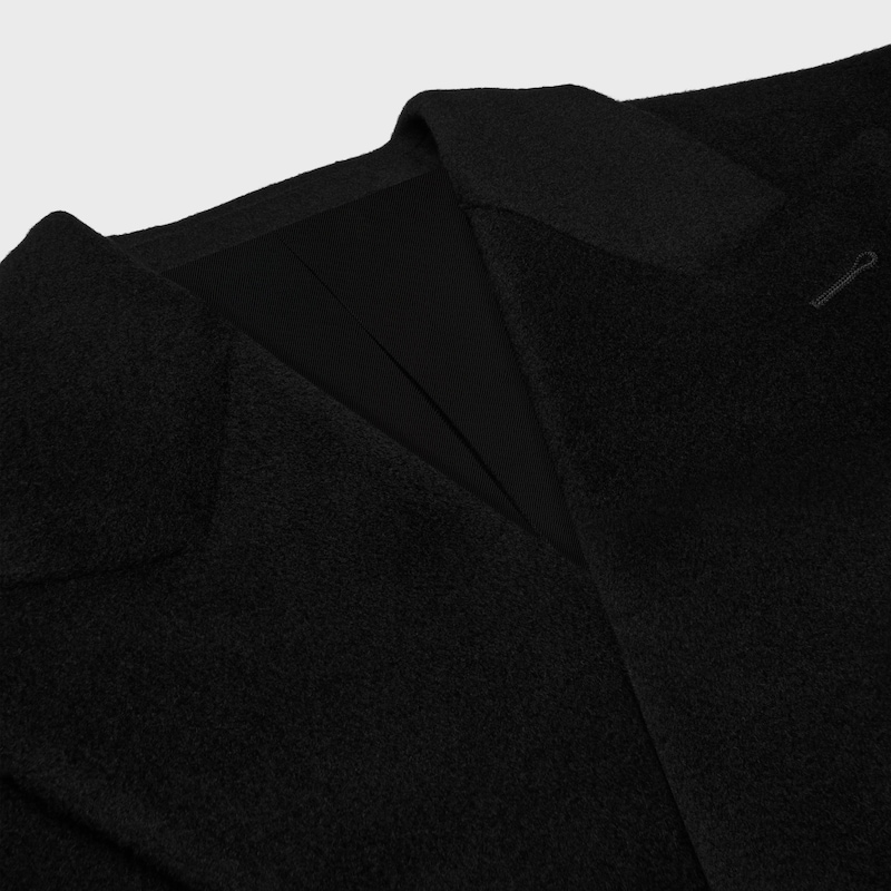 Colonne Mantel AUS WOLLSTOFF - SCHWARZ -  - 1 | CELINE