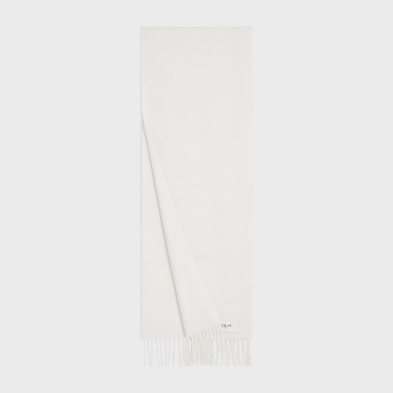 scarf IN cashmere - WHITE -  - 1 | CELINE