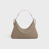 romy grand MODELE avec strap EN VEAU SOUPLE GRAINE - SMOKEY TAUPE - SACS À BANDOULIÈRE - 1 | CELINE