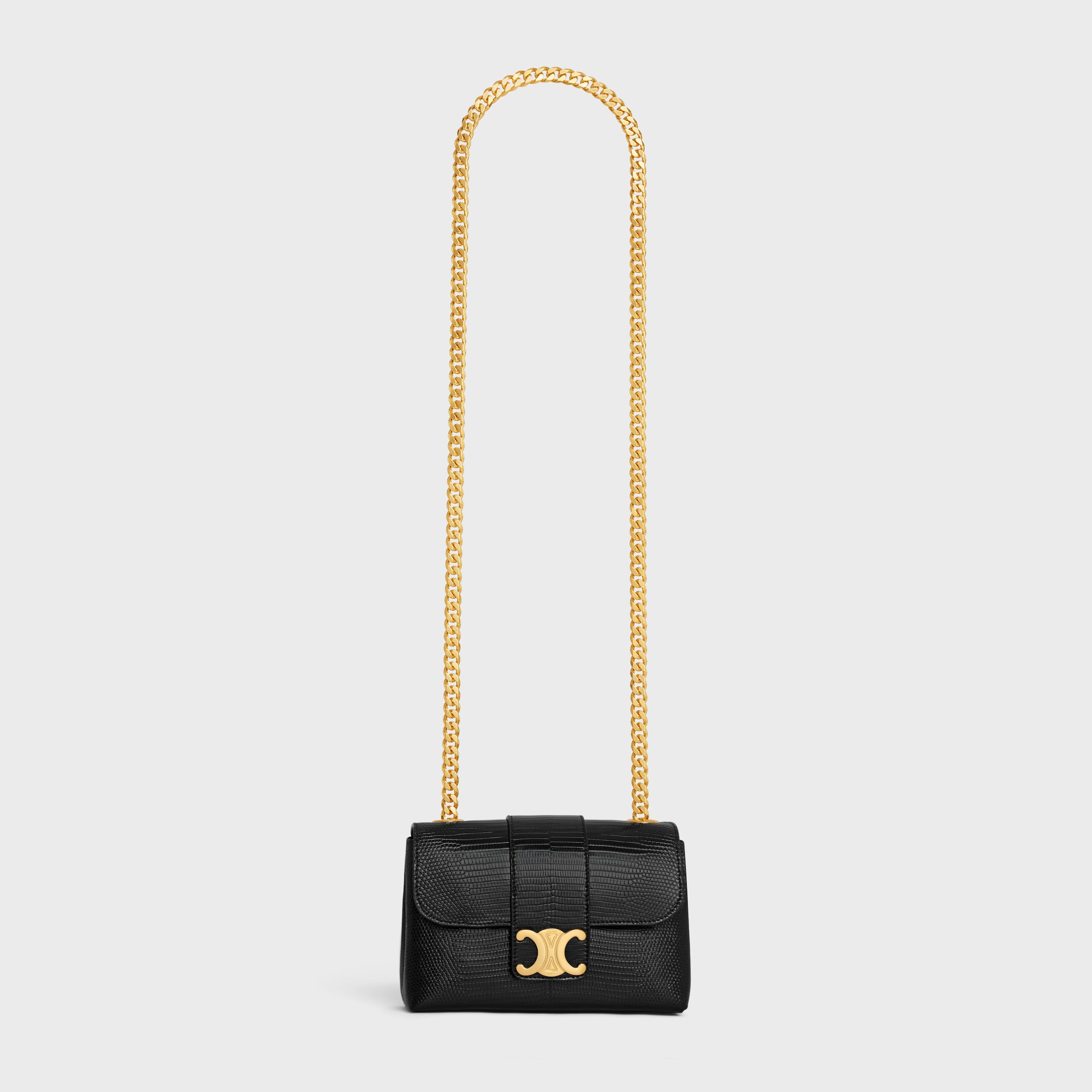 【すぐ届く】ミニ CELINE ヴィクトワール リザード ミニ CELINE ヴィクトワール / リザード - ブラック | CELINE
