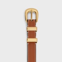 SMALL 18MM WESTERN BELT in Natural Calfskin - TAN -  - 1 | CELINE