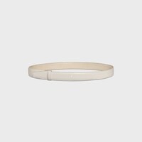 Reversible Strap 25MM IN TAURILLON LEATHER & PYTHON EMBOSSED CALFSKIN - RICE / CREAM -  - 1 | CELINE