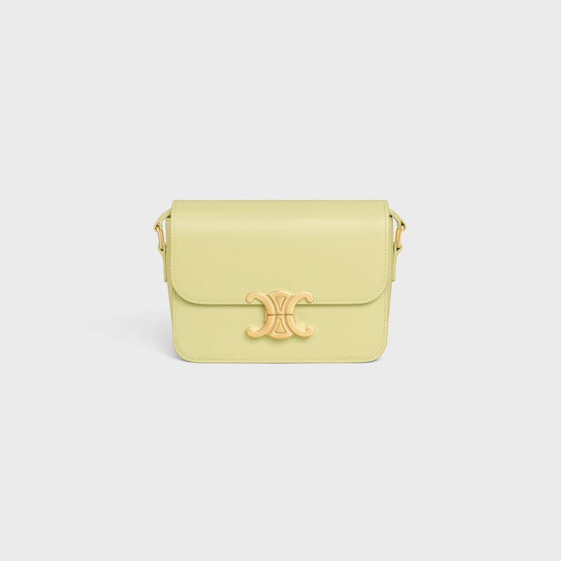 TEEN TRIOMPHE BAG IN shiny calfskin - CITRUS - TRIOMPHE - 1 | CELINE