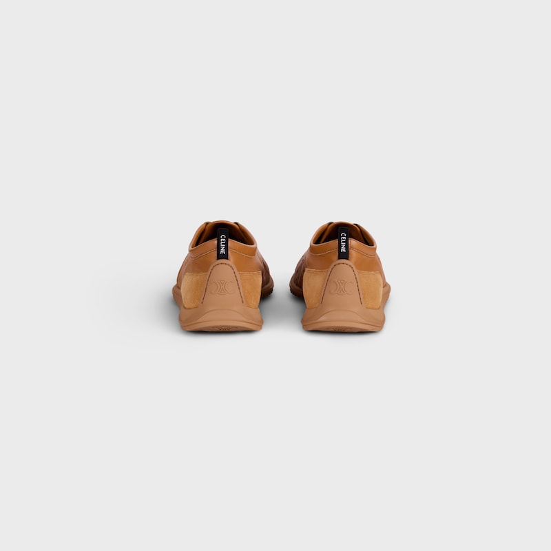 SOFT SNEAKER AUS STRETCH-LAMMLEDER, KALBSVELOURSLEDER UND LAMMLEDER - SAHARA -  - 1 | CELINE